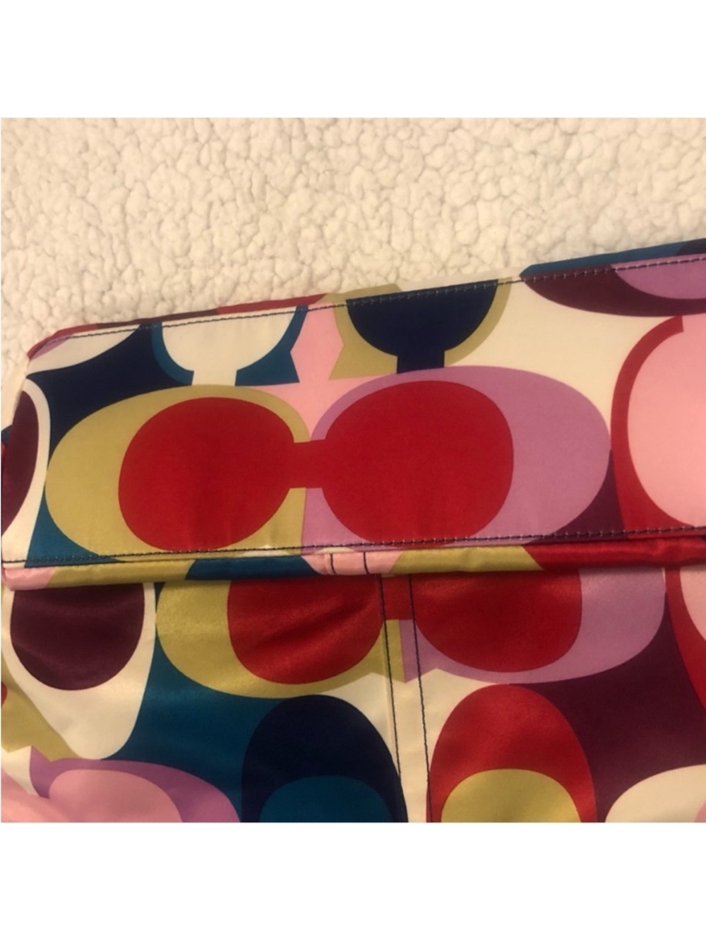 Coach Signature Multicolor Shoulder Bag - Picture 6 of 8